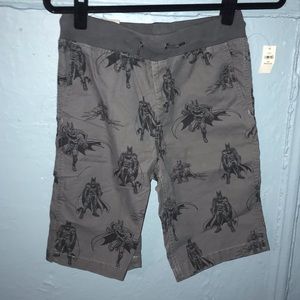 Boys Grey Batman Pull On Shorts
